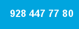 928 447 77 80 928 447 77 80
